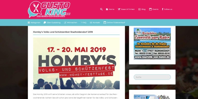 Heute startet der Kartenvorverkauf für das Homby’s Volks- und Schützenfest