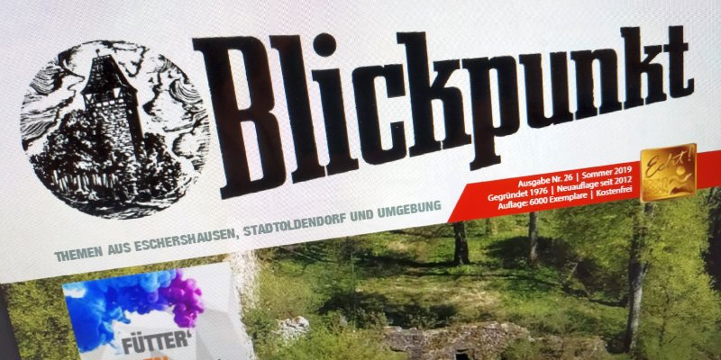 Neues Layout, noch mehr Inhalt: Der neue Blickpunkt Nr. 26 ist da